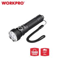 Фонарь светодиодный WORKPRO 90-1500LM перезаряжаемый,  WP351008